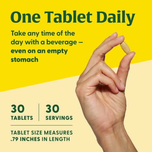 MegaFood® Men Over 40 One Daily Multi Vitamin Tablets Perspective: left
