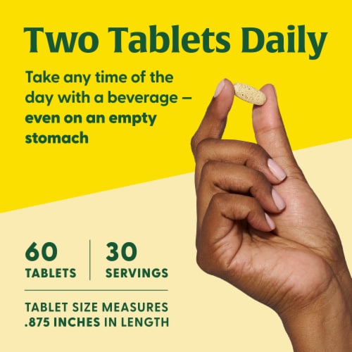 MegaFood® Baby & Me 2 Pre & Post Natal Vitamin Tablets Perspective: left