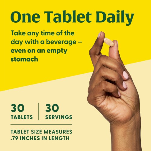 MegaFood® Women's 55+ One Daily Multivitamin Perspective: left