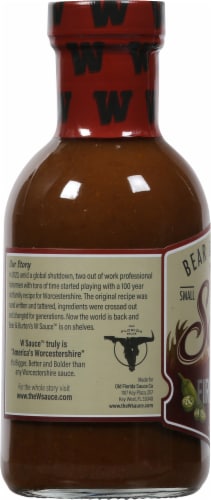 Bear & Burton's Fireshire™ Worcestershire Sauce Perspective: left