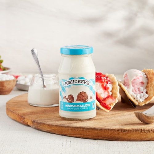 Smucker's Marshmallow Topping Perspective: left