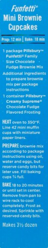 Pillsbury Funfetti Chocolate Fudge Brownie Mix Family Size Perspective: left