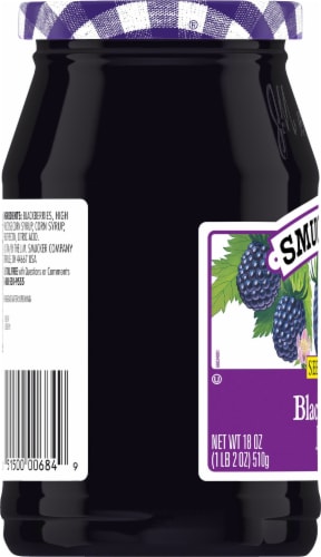 Smucker's Seedless Blackberry Jam Perspective: left