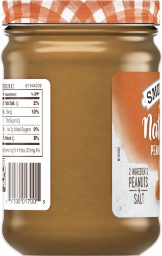 Smucker's® Natural Creamy Peanut Butter Perspective: left