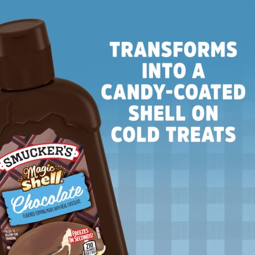 Smucker's Magic Shell Chocolate Fudge Topping Perspective: left