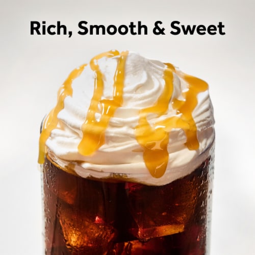Smucker’s Drizzle Butterscotch Artificially Flavored Syrup Perspective: left