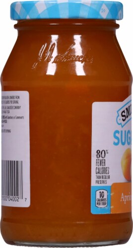 Smucker's Sugar Free Apricot Preserves Spread Perspective: left