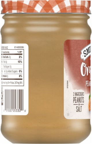 Smucker's® Organic Creamy Peanut Butter Perspective: left