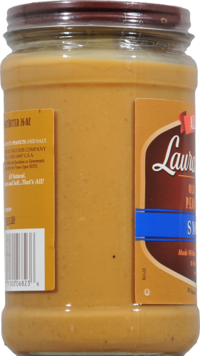 Laura Scudder's All Natural Old Fashioned Smooth Peanut Butter Perspective: left