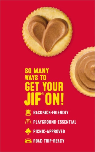 Jif® Creamy Peanut Butter Squeeze Pouches Perspective: left