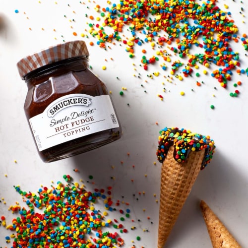 Smucker's Simple Delight Hot Fudge Topping Perspective: left
