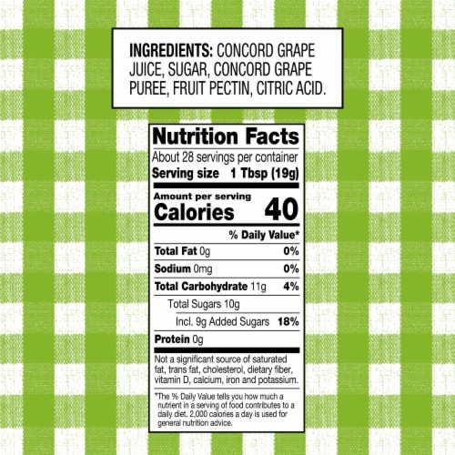 Smucker's Natural Concord Grape Squeezable Fruit Spread Perspective: left