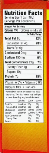 Jif™ Creamy Peanut Butter Granola Bars Perspective: left