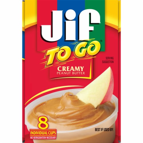 Jif To Go® Creamy Peanut Butter Cups Perspective: left