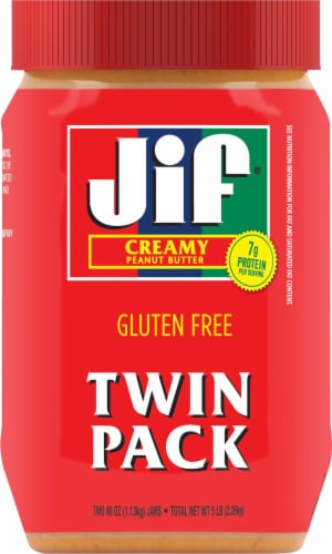 Jif® Creamy Peanut Butter Twin Pack Perspective: left