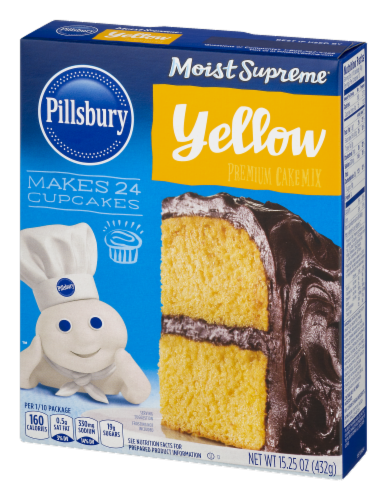 Pillsbury Moist Supreme Classic Yellow Cake Mix Perspective: left