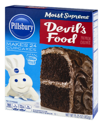 Pillsbury Moist Supreme Devil's Food Cake Mix Perspective: left