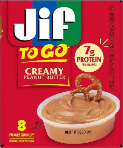 Jif To Go® Creamy Peanut Butter Snack Cups Perspective: left