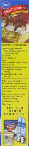 Pillsbury Moist Supreme Classic Yellow Cake Mix Perspective: left