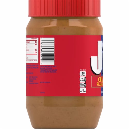 Jif® Creamy Peanut Butter Perspective: left