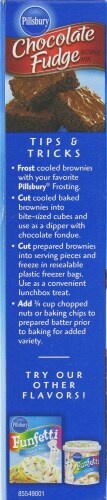 Pillsbury Family Size Chocolate Fudge Brownie Mix Perspective: left