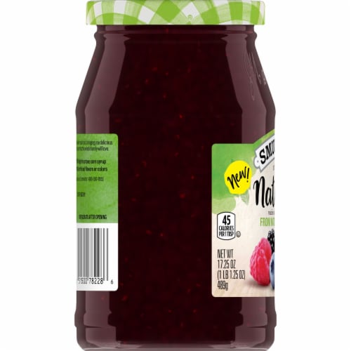 Smucker's® Natural Triple Berry Fruit Spread Perspective: left