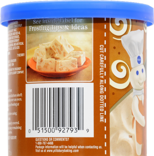 Pillsbury Creamy Supreme Cinnamon Bun Frosting Perspective: left