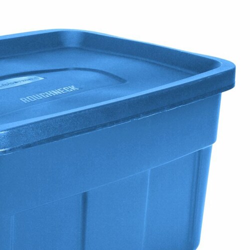 Rubbermaid Roughneck Tote 14 Gallon Storage Container, Heritage Blue (6  Pack), 1 Piece - Fry's Food Stores