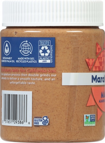 MaraNatha® No Stir Creamy Raw Maple Almond Butter Perspective: left