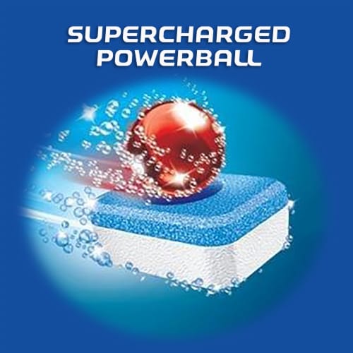 Finish Powerball Max in 1 Dishwashing Tablets Perspective: left