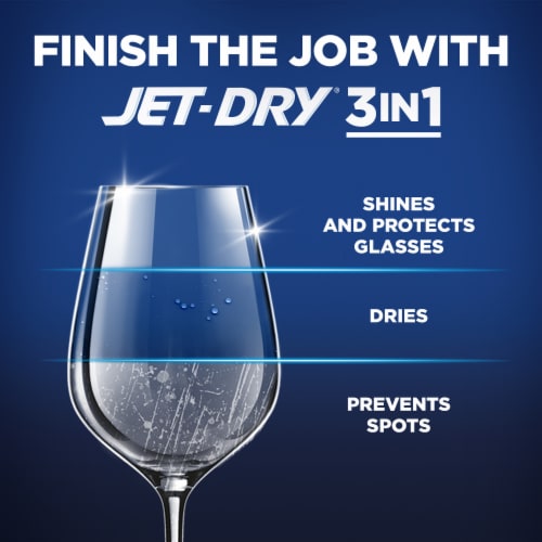 Finish Jet Dry Rinse Aid, Dishwasher Drying Agent Perspective: left
