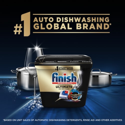 Finish Ultimate Dishwasher Detergent Tabs Perspective: left