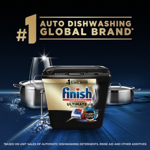Finish Ultimate Dishwasher Detergent Pods Perspective: left