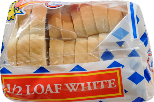 Klosterman's White 1/2 Loaf Bread Perspective: left
