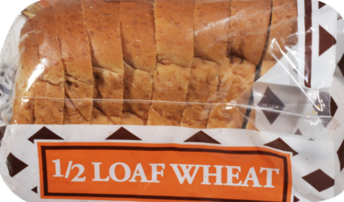 Klosterman's Wheat 1/2 Loaf Bread Perspective: left