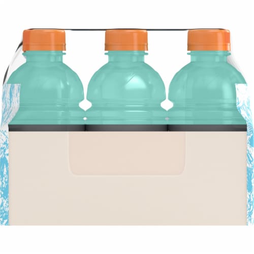 Gatorade® Frost Blue White Teal Sports Drink Variety Pack Bottles Perspective: left