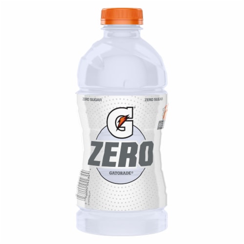 Gatorade® Zero Sugar White Glacier Cherry Sports Drink Bottle Perspective: left