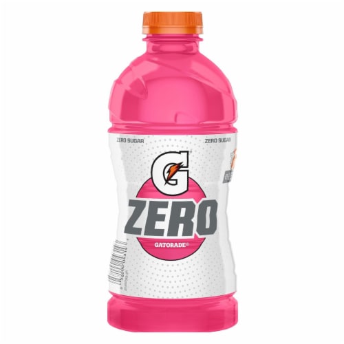 Gatorade® Zero Sugar Pink Berry Sports Drink Bottle Perspective: left