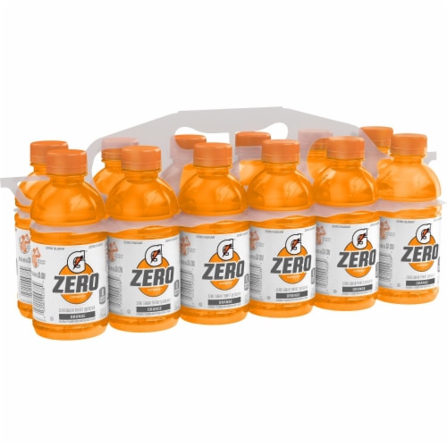 Gatorade® Zero Sugar Orange Sports Drink Mini Multipack Bottles Perspective: left
