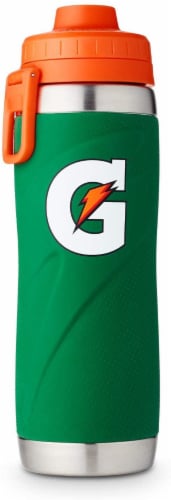 Gatorade® Stainless Steel Green Water Bottle Perspective: left