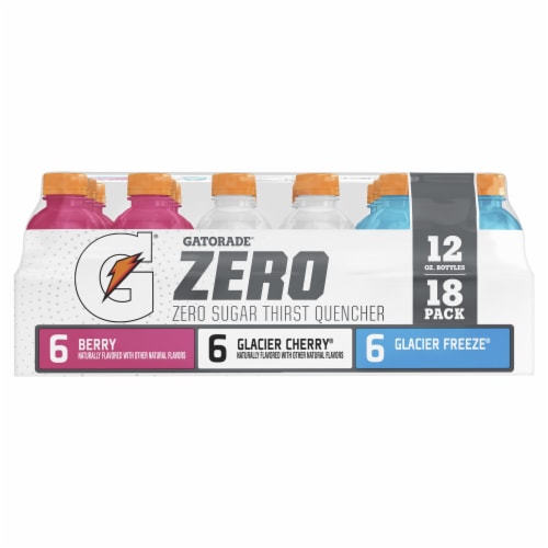 Gatorade Zero Sugar Pink White Blue Sports Drink Mini Variety Pack Bottles 18 bottles 12 fl oz Foods Co