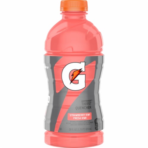 Gatorade® Pink Strawberry Kiwi Sports Drink Bottle Perspective: left