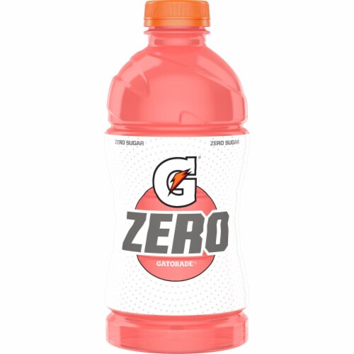 Gatorade® Zero Sugar Pink Strawberry Kiwi Sports Drink Bottle Perspective: left