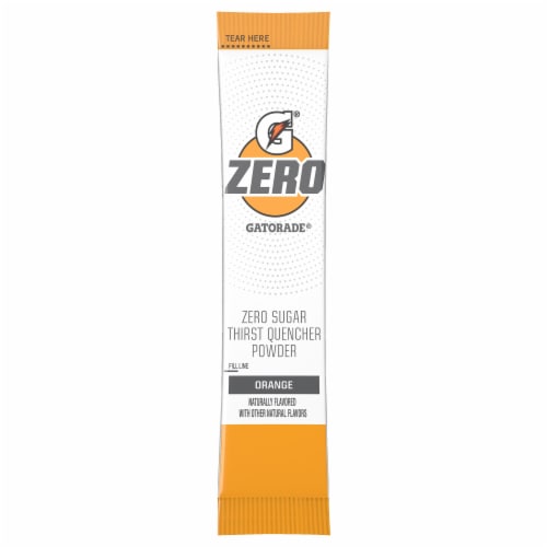 Gatorade® Zero Sugar Orange Electrolyte Powder Mix Packet