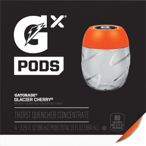 Gatorade® Gx Glacier Cherry Flavored Pods Perspective: left
