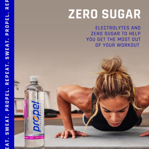 Propel Grape Electrolyte Water Beverage 33.8 fl oz Perspective: left