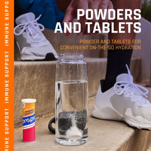 Propel® Immune Support Orange Raspberry Drink Mix Tablets Perspective: left