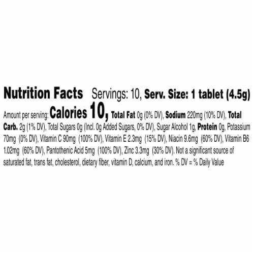 Propel Immune Support Lemon Blackberry Drink Mix Tablets Perspective: left