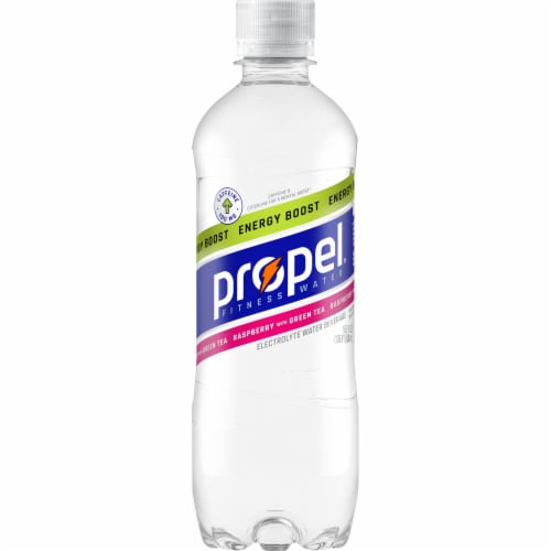 Propel® Raspberry Green Tea Energy Boost Electrolyte Water Beverage Sports Drink Perspective: left