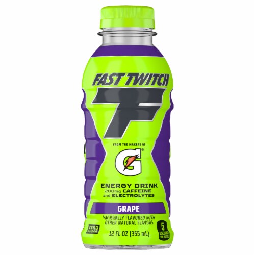 Fast Twitch Energy Drink by Gatorade® Grape Perspective: left